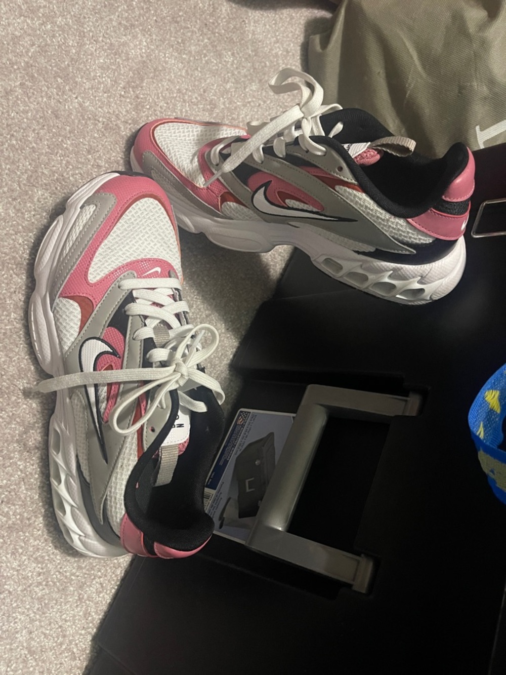 Nike Women's Pink, White & Black Athletic Sneakers
